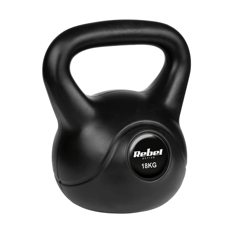 Rebel Kettlebell Bitumen 18 kg PVC RBA-2319