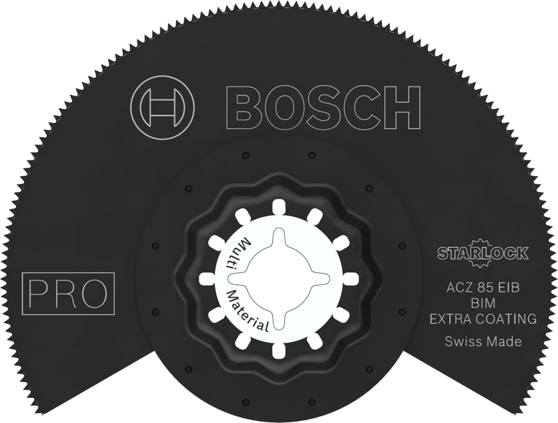 Bosch 10x PRO Multi Material ACZ 85 EIB Multitool Blade (for Non-Ferrous Metals, Solid Laminate Vinyl, PVC, Ø 85 mm, Professional Accessory Multitool)
