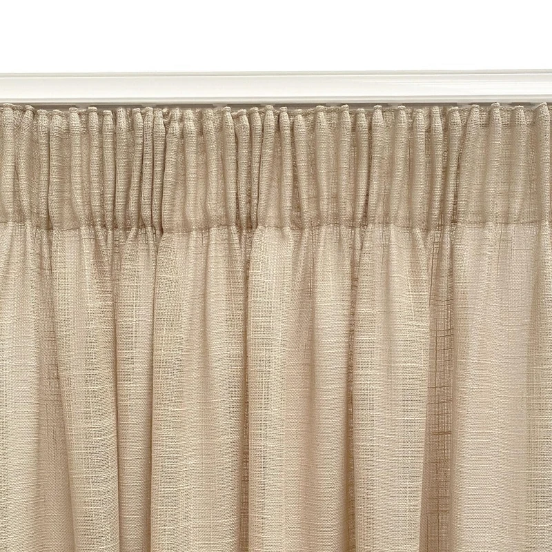 Alexandra House Living Curtain Rustik Natural Linen 200 x 270 x 1 cm Translucent - Image 1