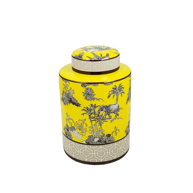 Romimex Pot Multicolor Porcelain 17 x 28 x 17 cm