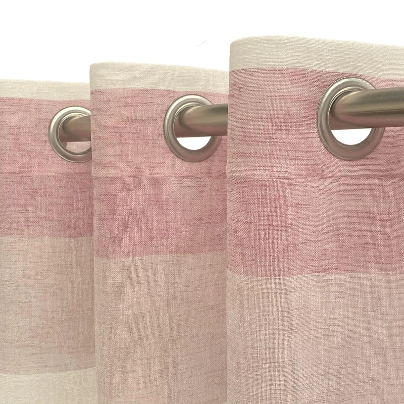 Alexandra House Living Alina Coral Curtain 140 x 270 x 1 cm Translucent