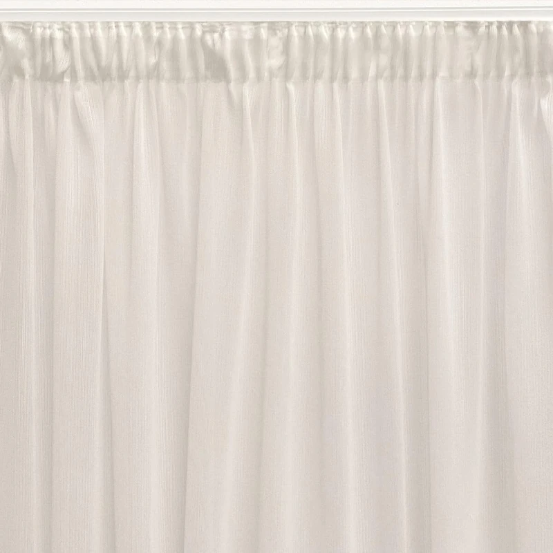Alexandra House Living Lisbon Curtain White 300 x 270 x 1 cm Translucent