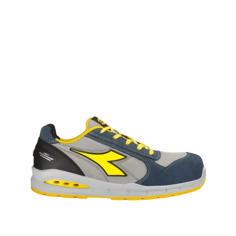 Utility Diadora Men's Run Airbox Safety Shoe, Yellow, 44 EU