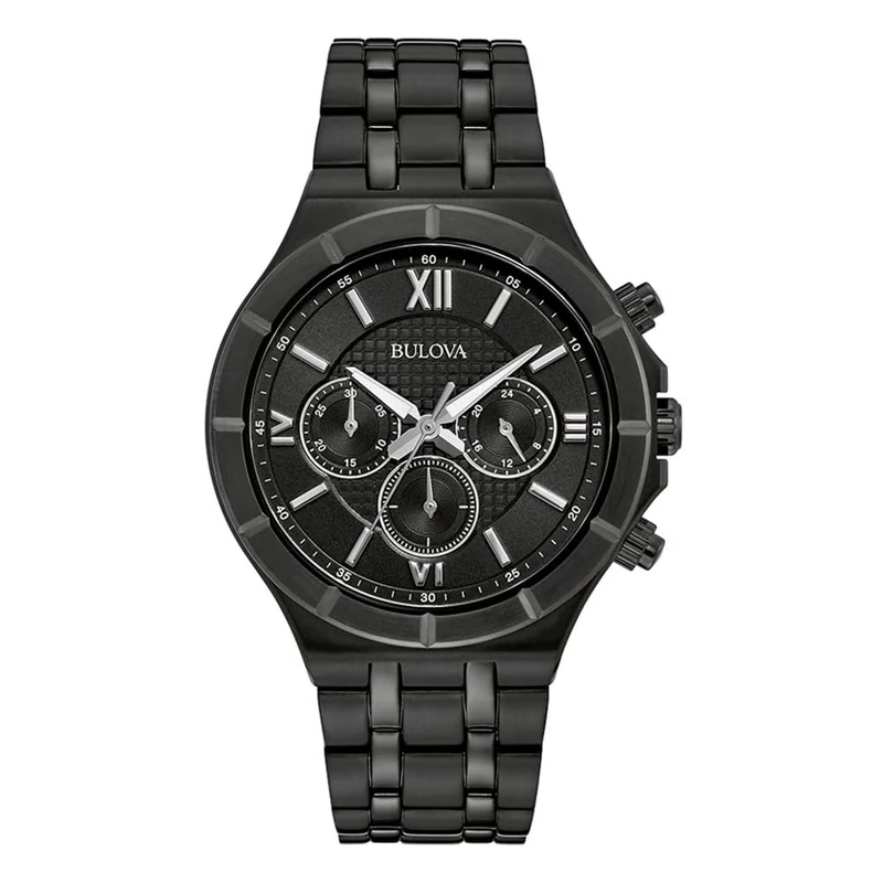 Bulova Men's Chronograph Quartz Watch with Stainless Steel Strap 98A242