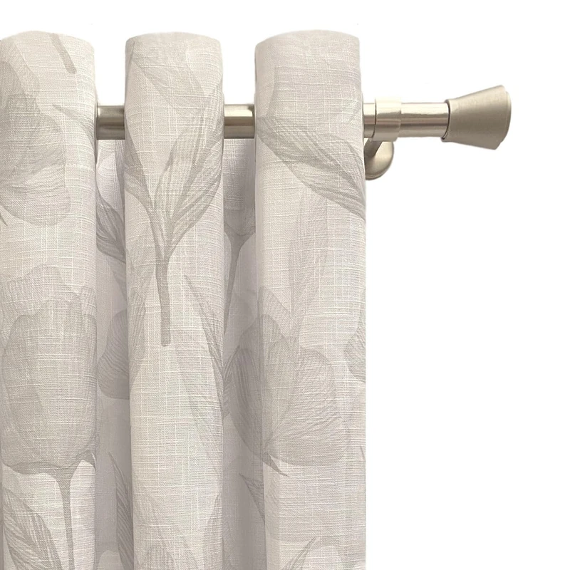 Alexandra House Living Curtain Sofia Grey 140 x 270 x 1 cm Translucent - Image 1