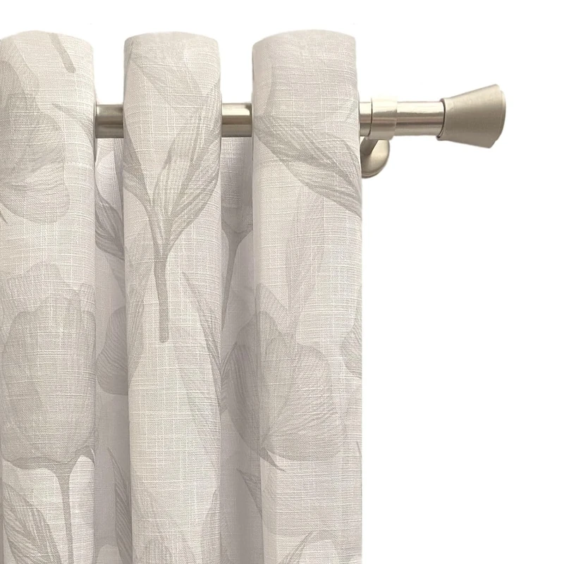 Alexandra House Living Curtain Sofia Grey 400 x 270 x 1 cm Translucent