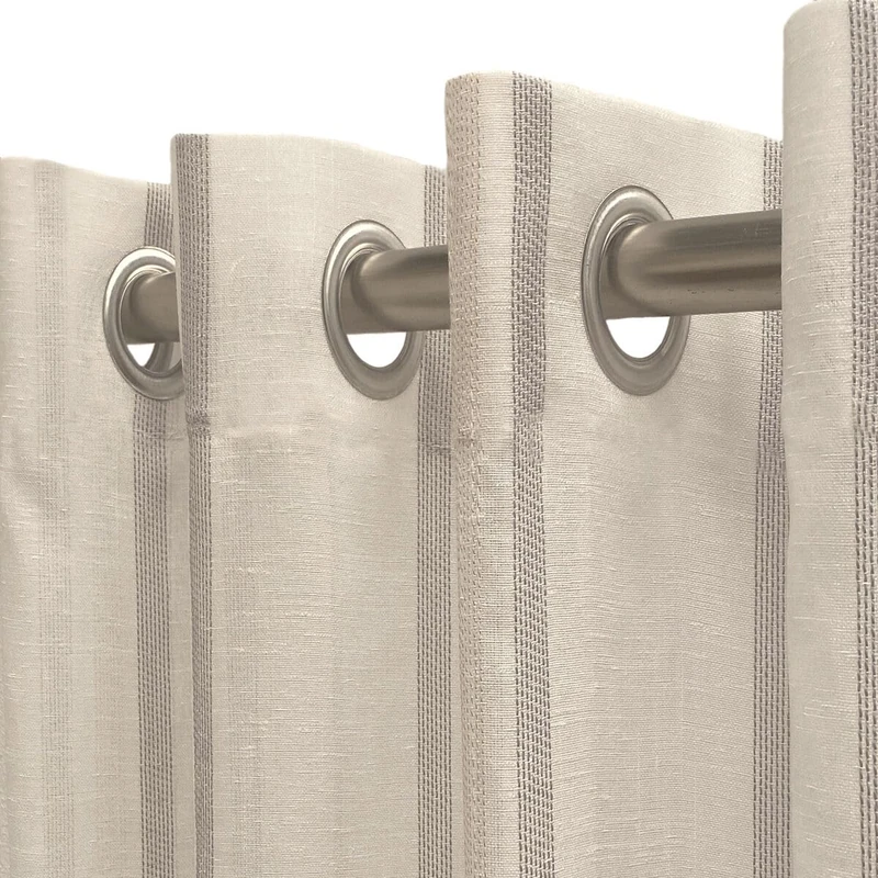 Alexandra House Living Grey Cardigan Curtain 400 x 270 x 1 cm Translucent