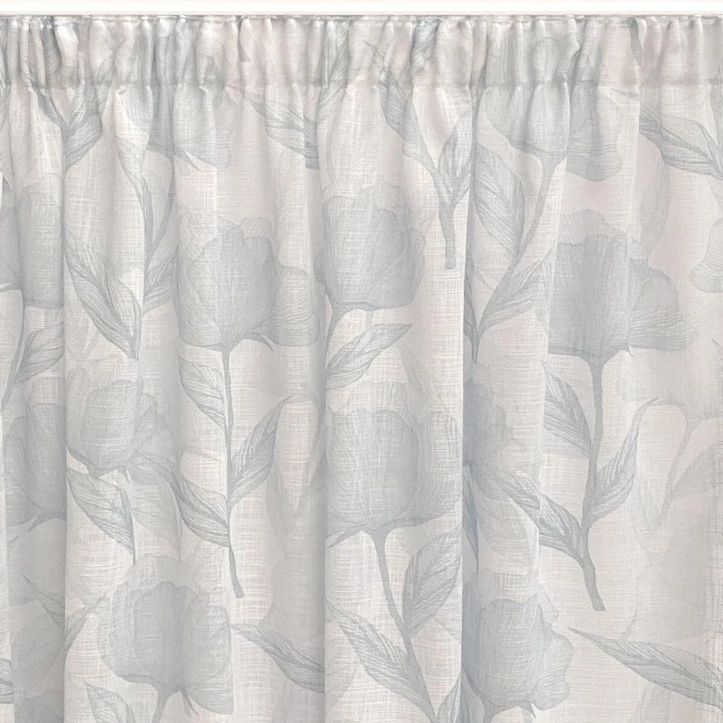 Alexandra House Living Sofia Turquoise Curtain 140 x 270 x 1 cm Translucent