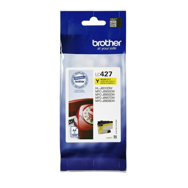 Brother Original Ink Cartridge MFCJ5955DW, MFCJ6955DW Yellow (Pack of 5)