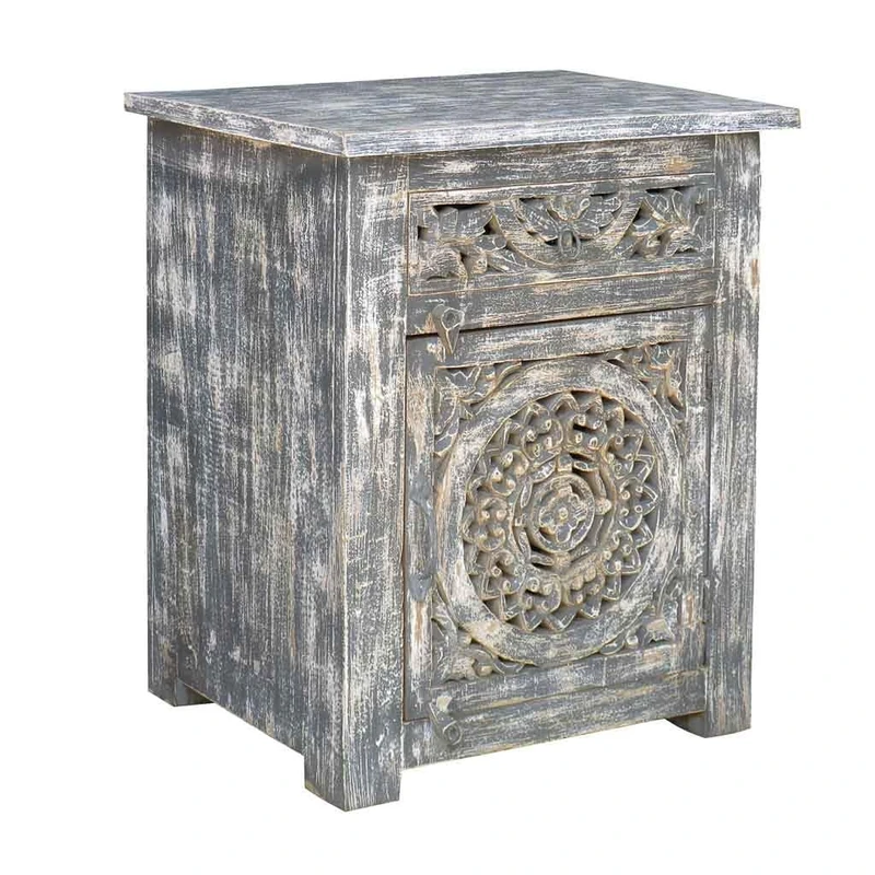 Alexandra House Living Bedside Table 40 x 70 x 60 cm