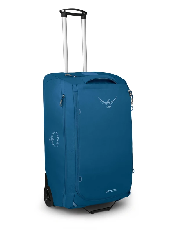 Osprey Daylite Wheeled Duffel Bag, Night Shift Blue, 85L, Daylite Wheeled Duffel