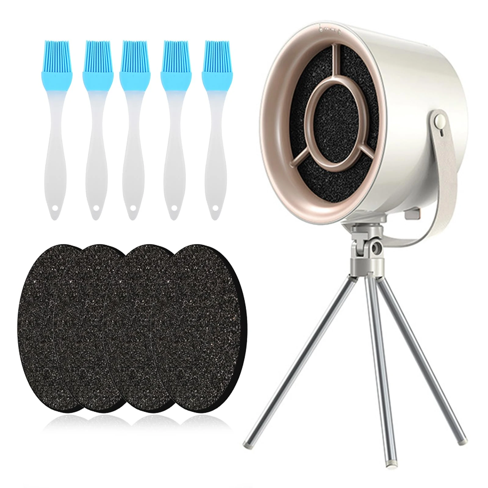 Portable Extractor Fan Kitchen, Mobile Range Hood With 3-Speed Exhaust Fan, Desktop Range Hood With Removable Filter Screen, For Kitchen Bbq Camping Motorhome