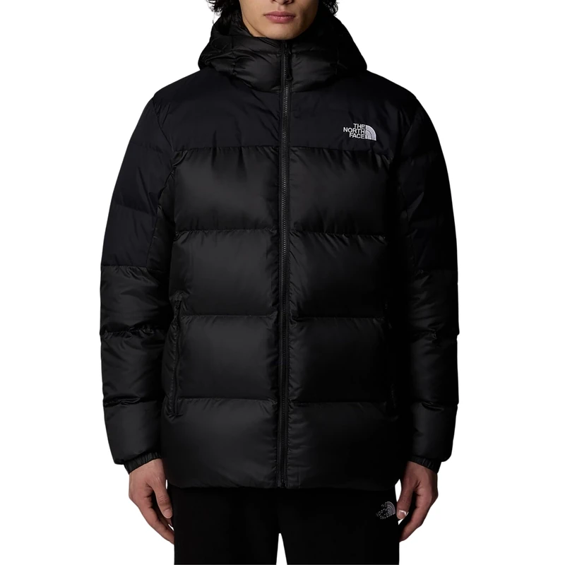 The North Face Men's Diablo Down Hoodie Jacket, Tnf Black Heather/Tnf Blk, L - Image 1
