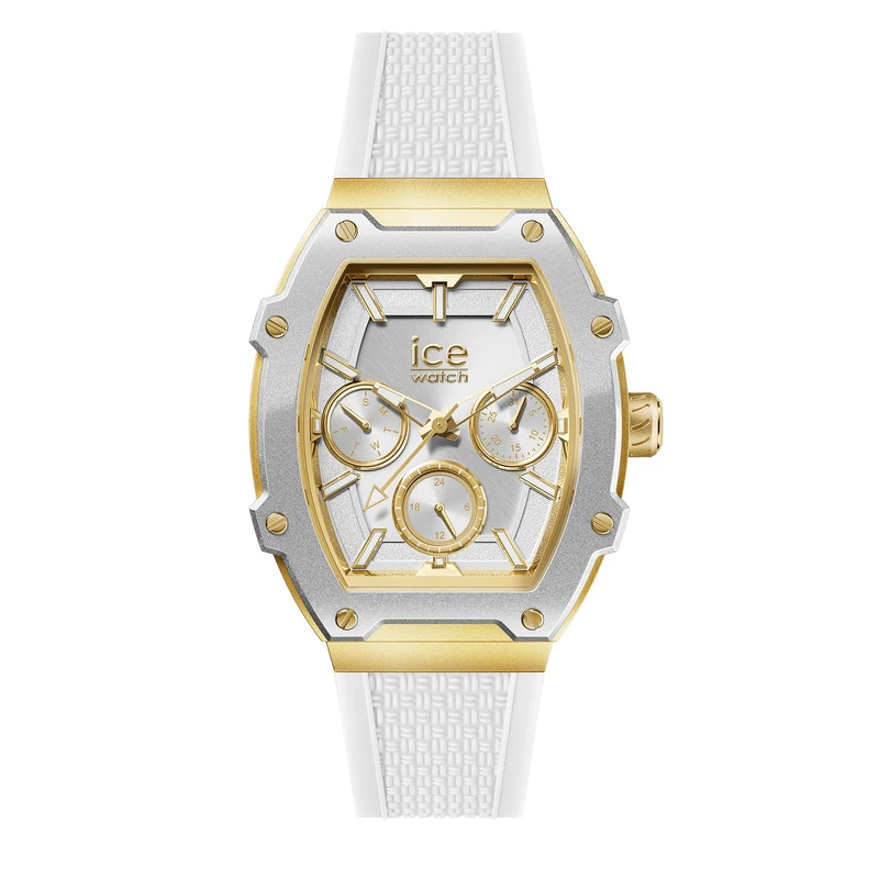 Ice-Watch - ICE boliday White gold Steel - Men's wristwatch with silicon strap - 023897 (Medium)