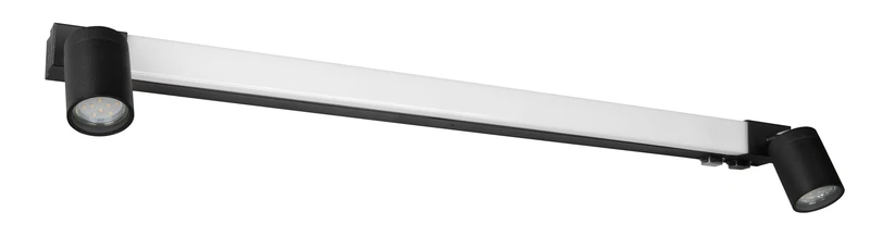 Trio Leuchten LED Bathroom Light Enrico 281479332, Metal Matt Black, 9 Watt LED, excl. 2X GU10, Light Colour Adjustable