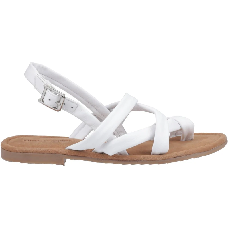 Hush Puppies Women's Hope Jace Slide, White, 12 UK