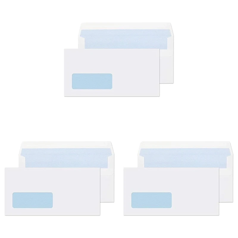Blake Purely Everyday DL 110 x 220 mm 80gsm Self Seal Window Envelopes (FL2884) White - Pack of 3000