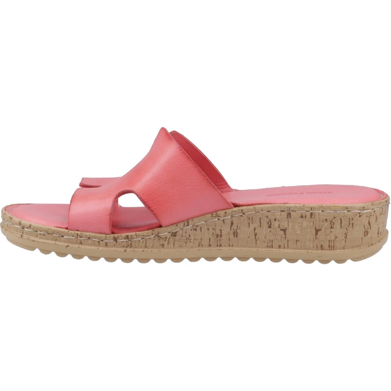 Hush Puppies Female Eloise Mule Sandal, Coral, 4