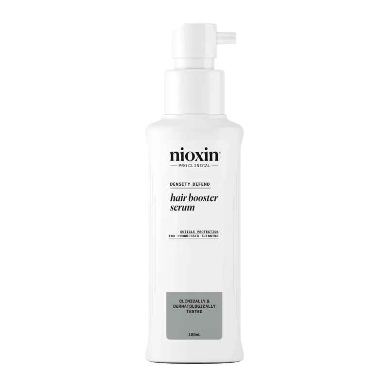 Nioxin Hair Booster Serum - Advanced Leave-In Deep Conditioning Hair Treatment for Progressed Thinning - with Peppermint Oil (100ml)