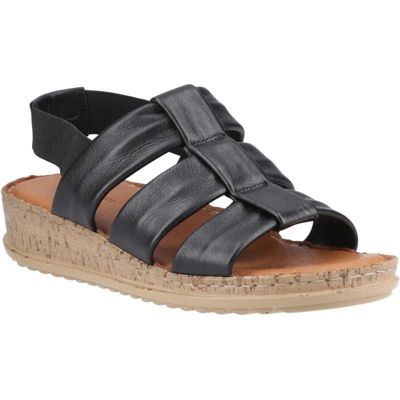 Hush Puppies Women's Eden Gladiator, Black, 8 UK