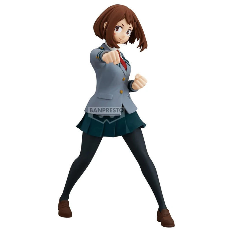 Banpresto Ochaco Uraraka My Hero Academia Collectible Action Figure - Glitter&Glamours, 22 cm - BP28572P Multicolor, Optimal for Anime Fans