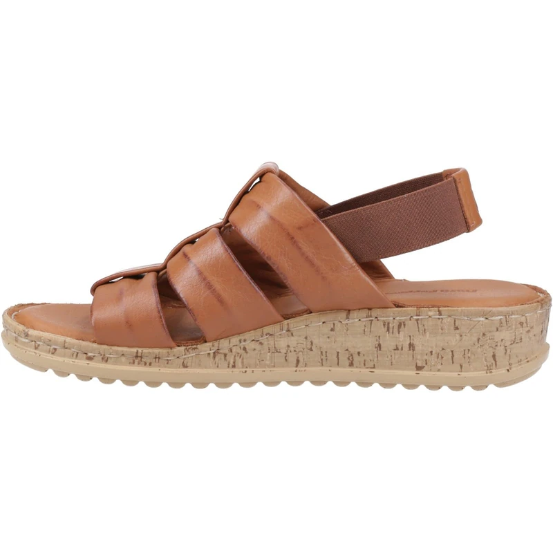 Hush Puppies Women's Eden Wide Fit, Tan, 8 UK