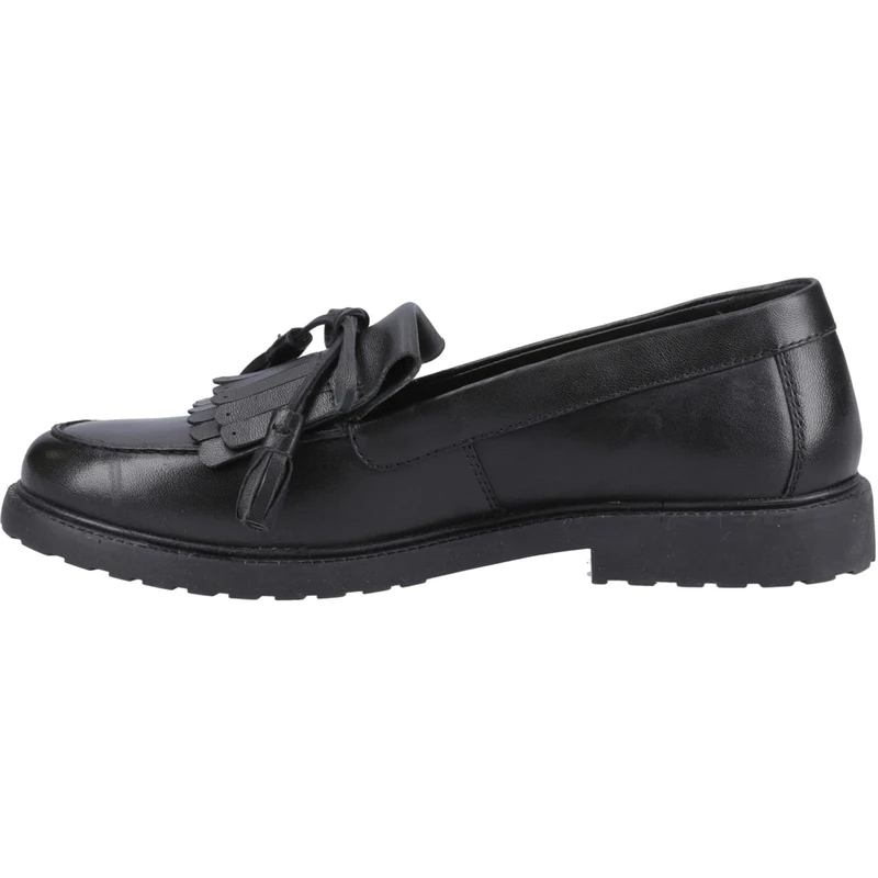Hush Puppies Female Verity Kiltie Loafer, Black,3