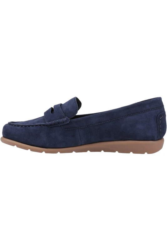 Hush Puppies Female Shelby Suede, Navy,4
