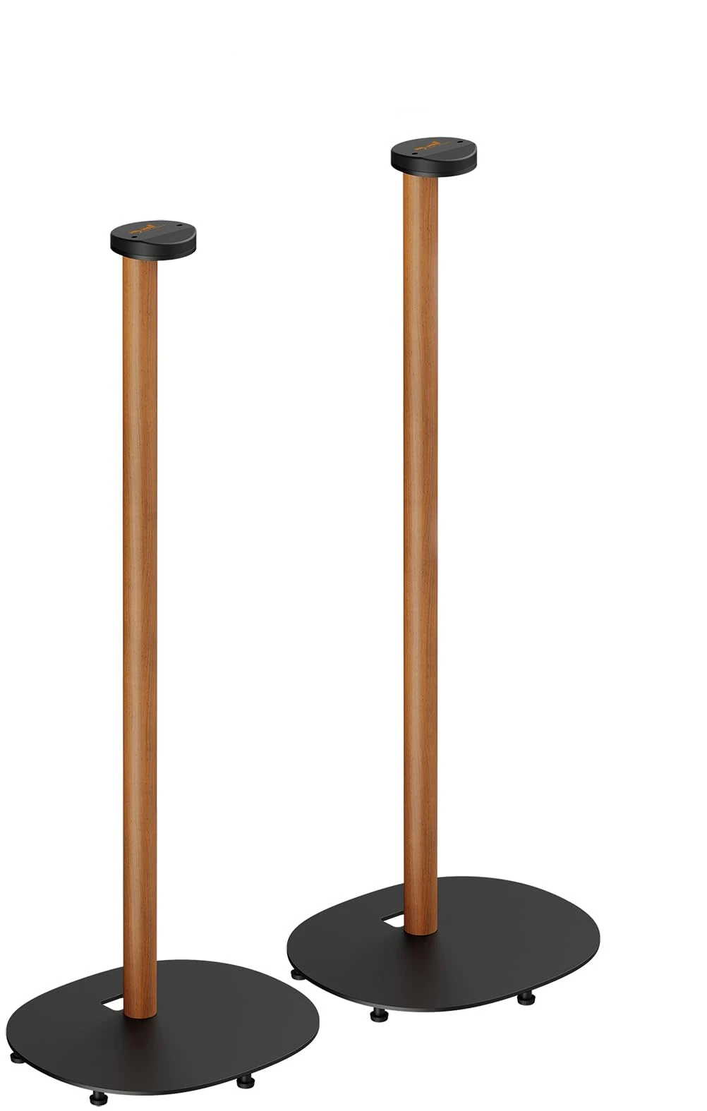 my wall Sonos Era Speaker Stand - HS48L for Sonos Era100 and Era300, Steel & Beech Wood Design, Speaker Stand with Plastic Pads & Metal Spikes