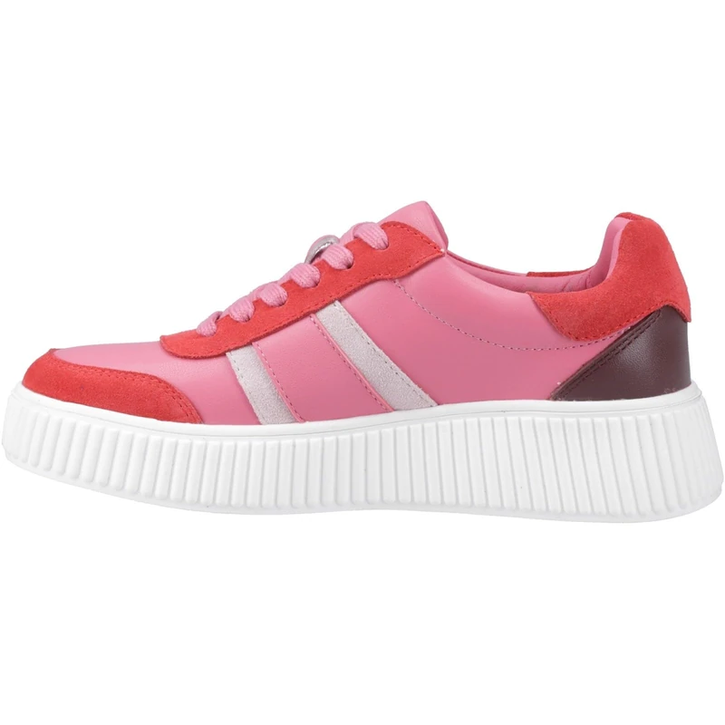 Hush Puppies Women's Holly Sneaker, Fuschia, 4 UK