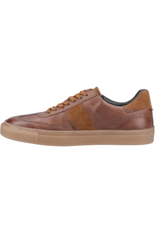 Hush Puppies Men's Rhys Trainer, Tan, 7 UK