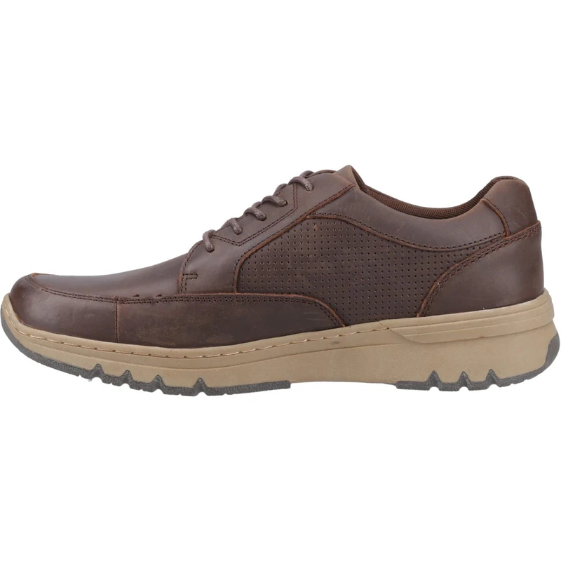 Hush Puppies Male Nelson Lace Up, Brown,11