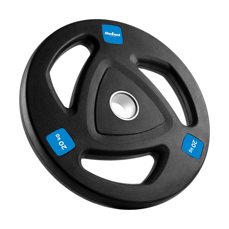 Rebel Load Cast Iron Rubberized 20kg Olympic Hole 51mm RBA-2112-1 - Image 1
