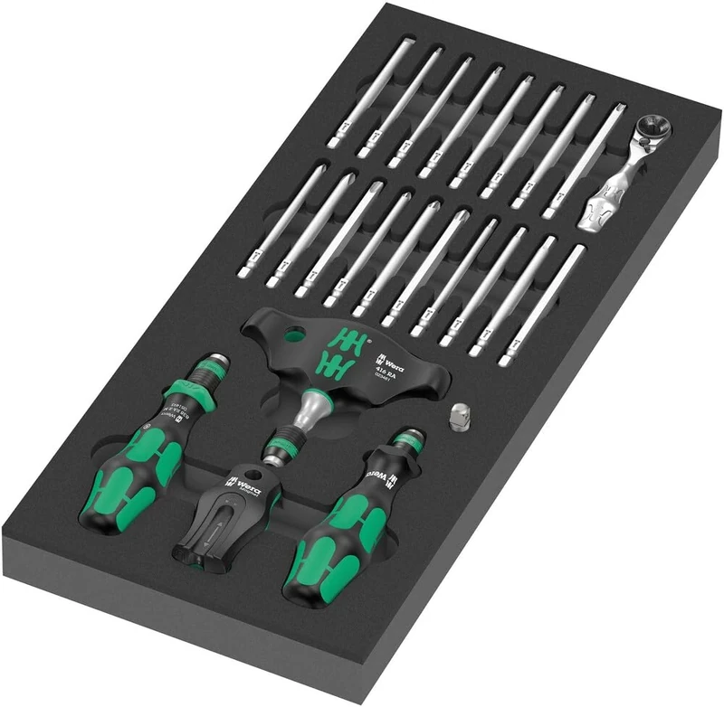 9752 Thermoformed Foam Kraftform Kompakt with Ratchet Function Set 1, 24 Pieces