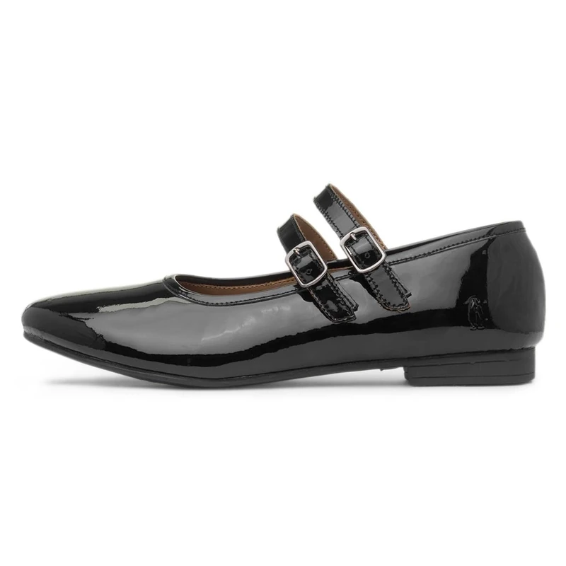 Hush Puppies Women's Naomi Mary Jane Patent, Black, 5 UK - Image 1