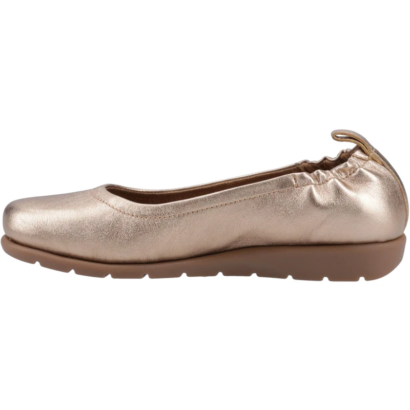 Hush Puppies Female Skylar Ballerina, Gold,4
