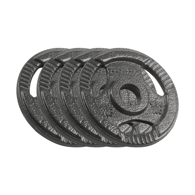 Rebel Cast Iron Loads Set 4x1.25kg Hole 31mm Plate with Handles RBA-2132