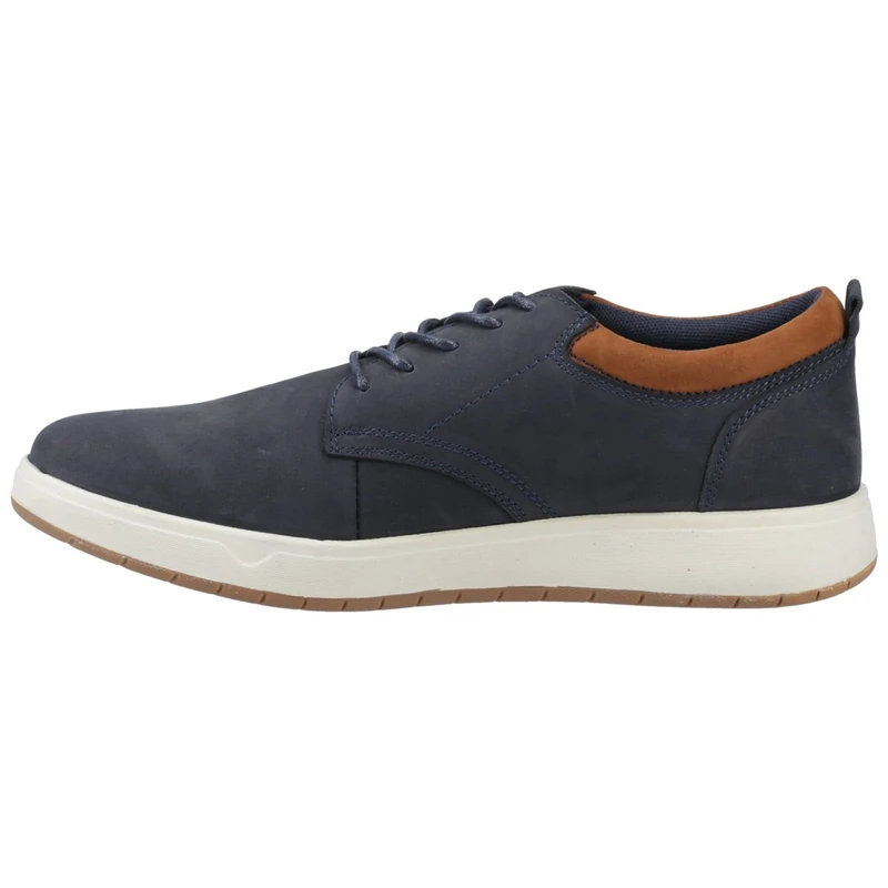Hush Puppies Male Bowen Lace Up, Navy,11