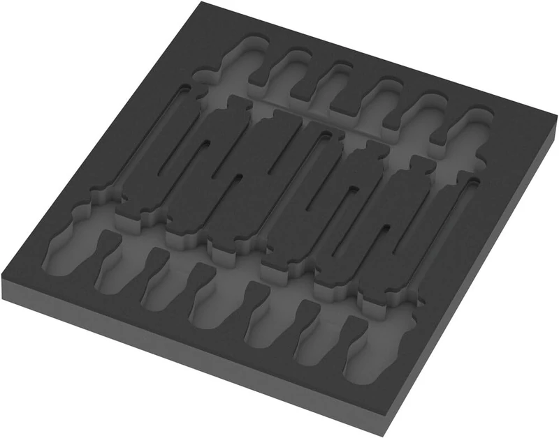 Wera 9814 Foam Tank for Screwdriver Set The Screwdriver Set 1, Without Tools, 344 x 30 x 392 mm