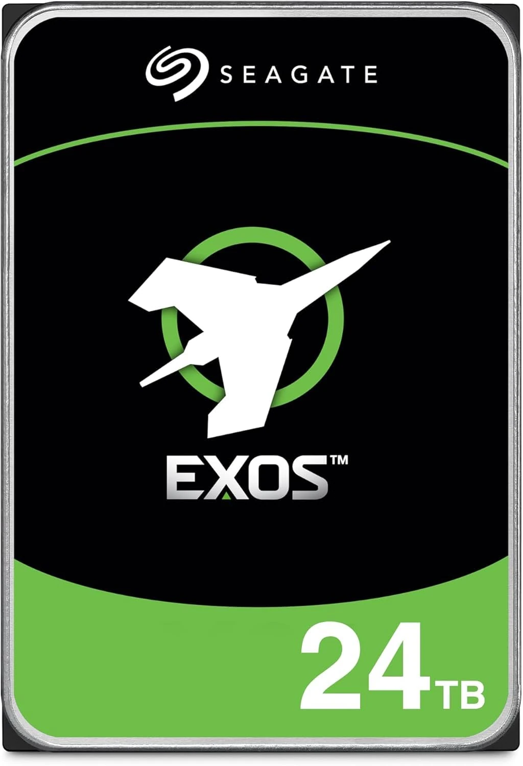 Seagate EXOS X24 24TB Interne Festplatte 3.5 Zoll SATA 3 Gbit/s 512 MB, ST24000NM000C (Renewed)