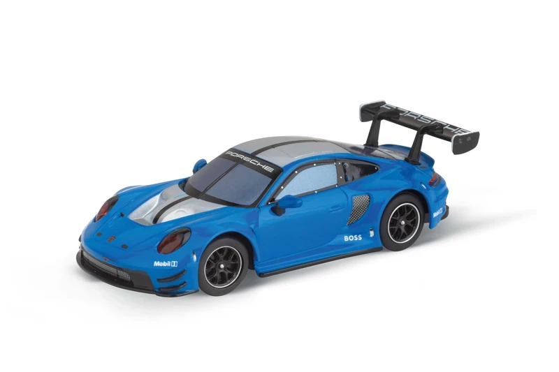 Carrera Hybrid 50051005 Porsche 911 GT3 R Blue Thunder 1:50 Scale AI-Supported Race Car with Working Lights & USB-C Charging