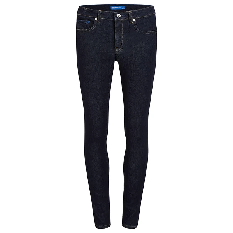 KARL LAGERFELD JEANS, Women's, High Rise Skinny Denim, Skinny Leg, Blue, 3132