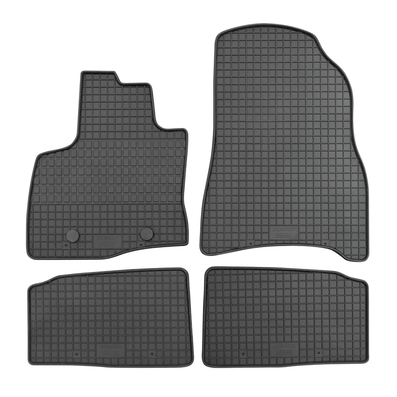 PETEX Fitted Rubber Mat for Dacia Duster III with Combustion Engine from 06/2024, 4-Piece Set, Car Floor Mat, Black, Robust, Weatherproof