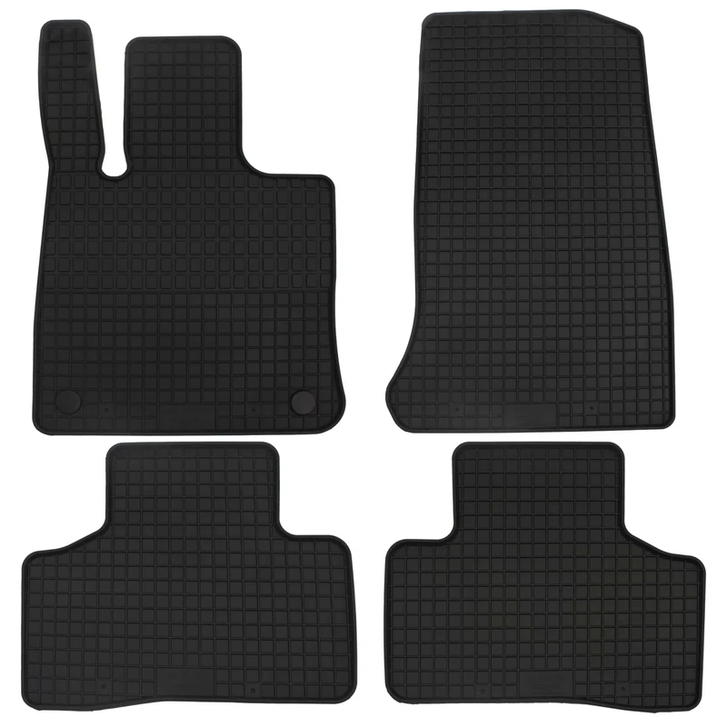 PETEX Fit Rubber Mat for Mercedes GLC (X254) from 07/2022, 4-Piece Set, Car Floor Mat, Black, Robust, Weatherproof
