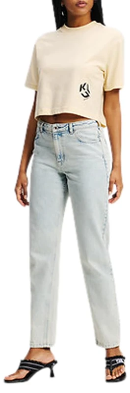 KARL LAGERFELD JEANS, Women's, Mom Denim, Mom Fit, Blue, 2732
