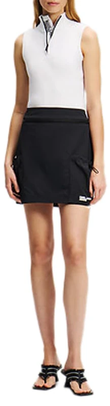 KARL LAGERFELD JEANS, Women's, Mini Cargo Skirt, Regular Fit, Black, M