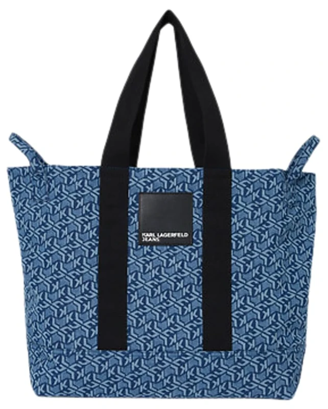 KARL LAGERFELD JEANS, Women's, Xl Shopper Denim, Blue, One size