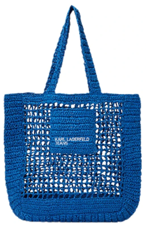 KARL LAGERFELD JEANS, Women's, Beach Shopper, Blue, One size