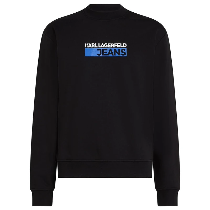 KARL LAGERFELD JEANS, Men's, Regular Logo Sweat, Regular Fit, Black, L
