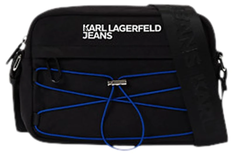 KARL LAGERFELD JEANS, Men's, Utility String Crossbody, Black, One size